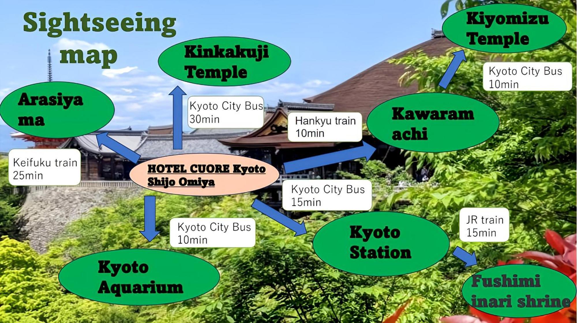 Hotel Cuore Kyoto Shijo Omiya Quioto Exterior foto